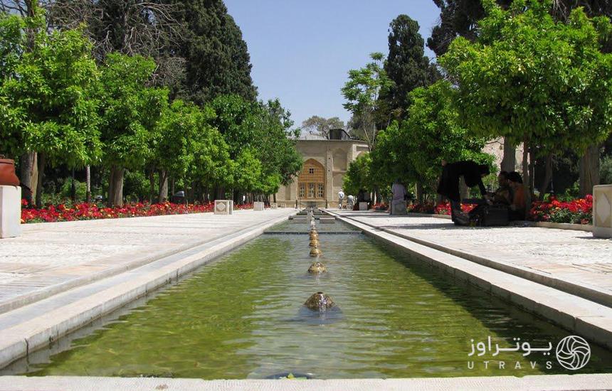ضلع جنوبی باغ جهان نما شیراز
